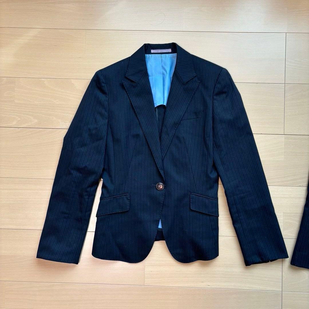 CanCamコラボ】AOKI セットアップスーツ ネイビーレディース S、M