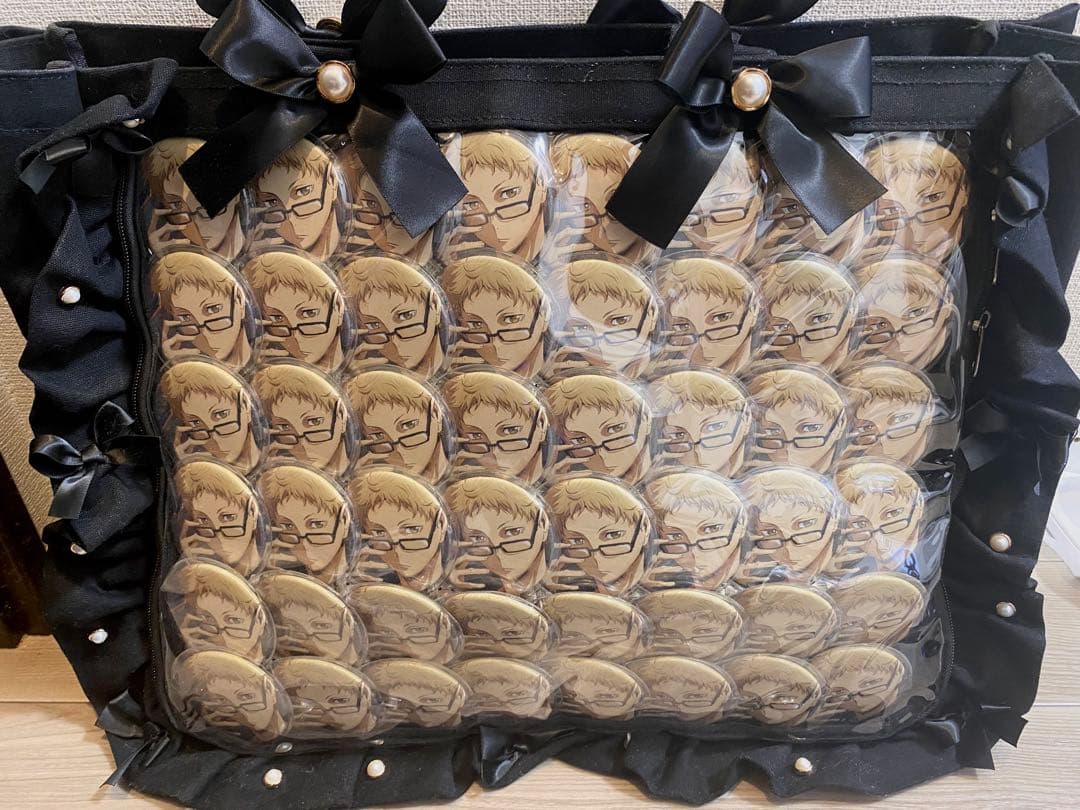 月島蛍 缶バッジ 痛バッグ A3 Amazon.co.jp: ハイキュ 月島蛍 オールスター缶バッジ a3痛バック