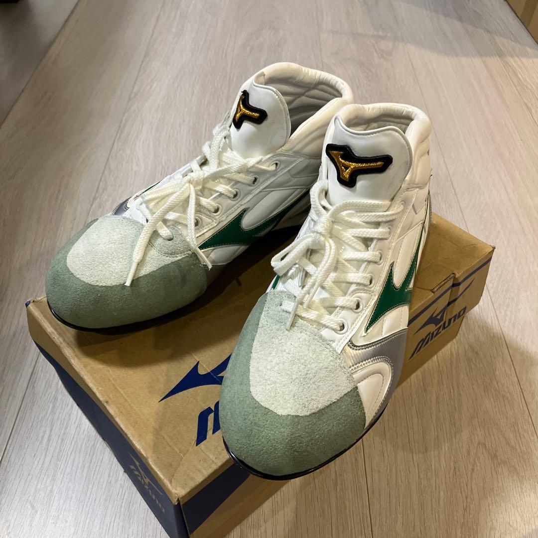 【野球のみ楽しみは】ミズノプロ ミドルカットスパイク オーダー品