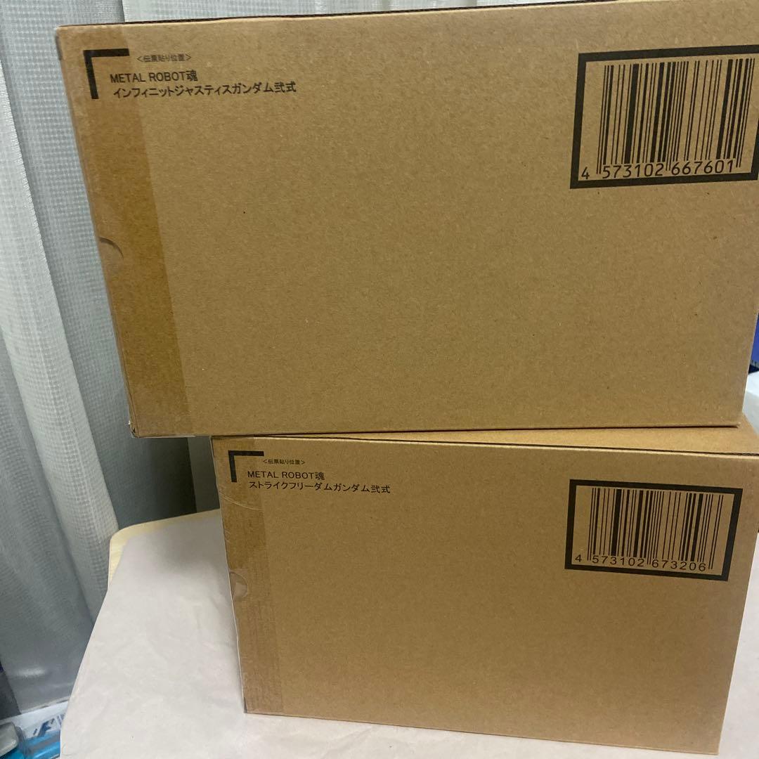 L ROBOT魂ストライクフリーダム弐式&インフィニットジャスティス弍式