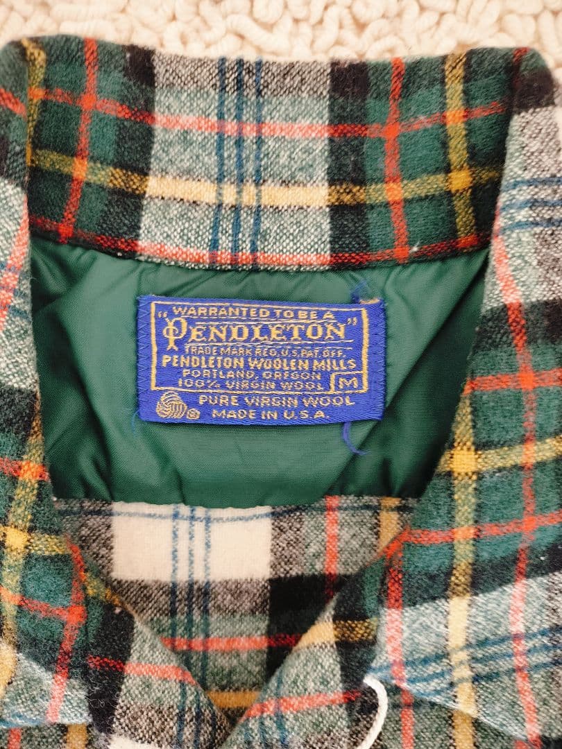 週末限定割り引き！ 70s USA製 Pendleton ボードシャツ