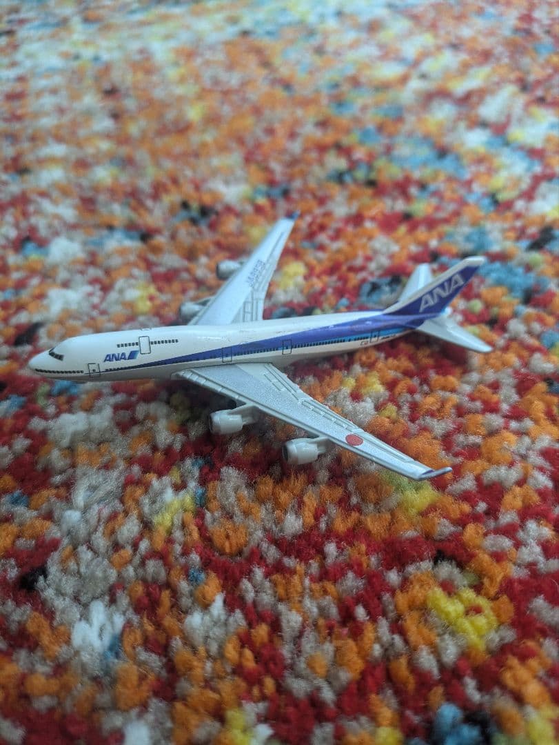 ANA 飛行機模型　JA8958 箱なし 1/500 ANA 747-400 インター退役記念モデル JA8958 (国際線ラスト