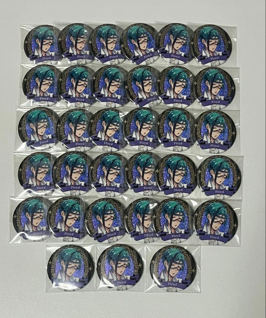 ツイステ　フロイド　セブン缶バッジ　セット