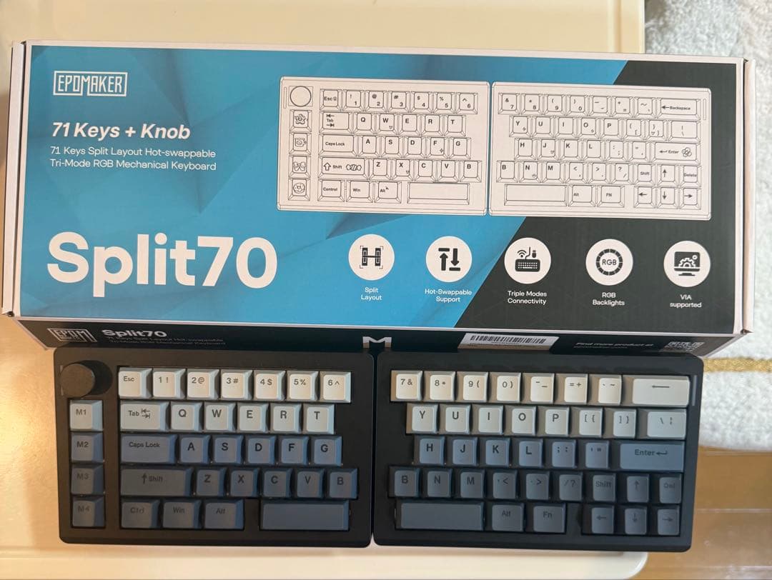 EPOMAKER Split70 分割キーボード