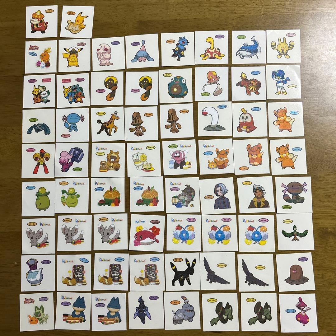 ポケモンパンシール 66枚 - メルカリ