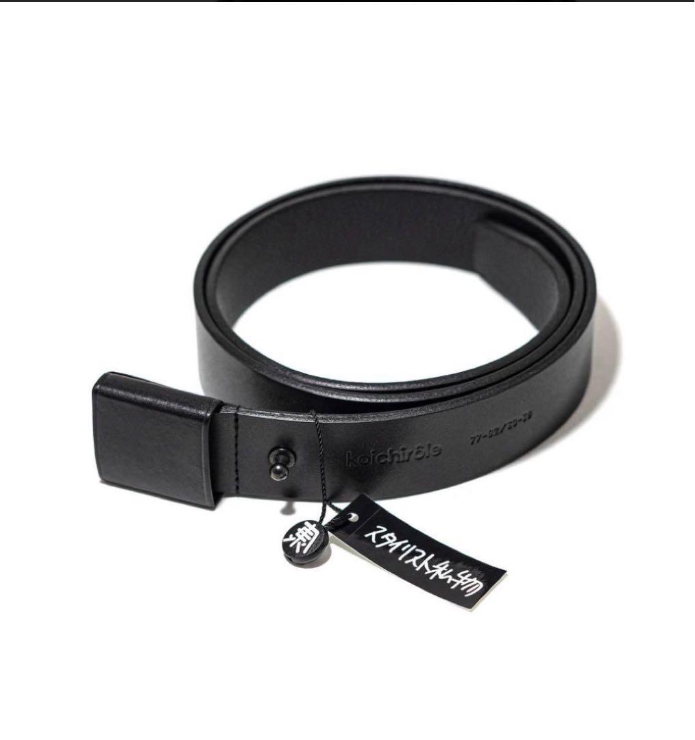 な*み様 foot the coacher スタイリスト私物　コラボベルト　Mサ foot the coacher × スタイリスト私物 コラボレザーベルト“looper”の