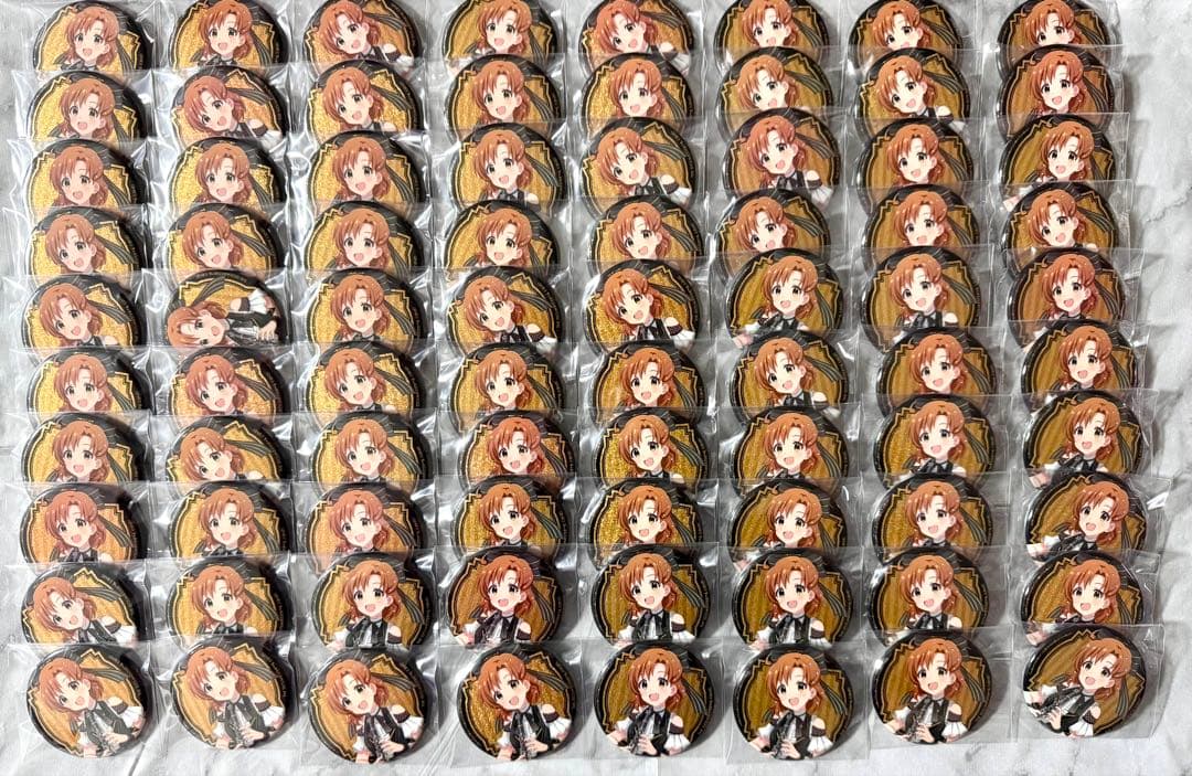 矢吹可奈　缶バッジ　80個セット アイドルマスター ミリオンライブ！ 缶バッジ ペインタースタイル 矢吹可奈