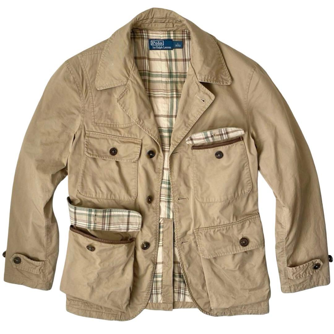 Polo ラルフローレン レザートリム ネルライナー ハンティング