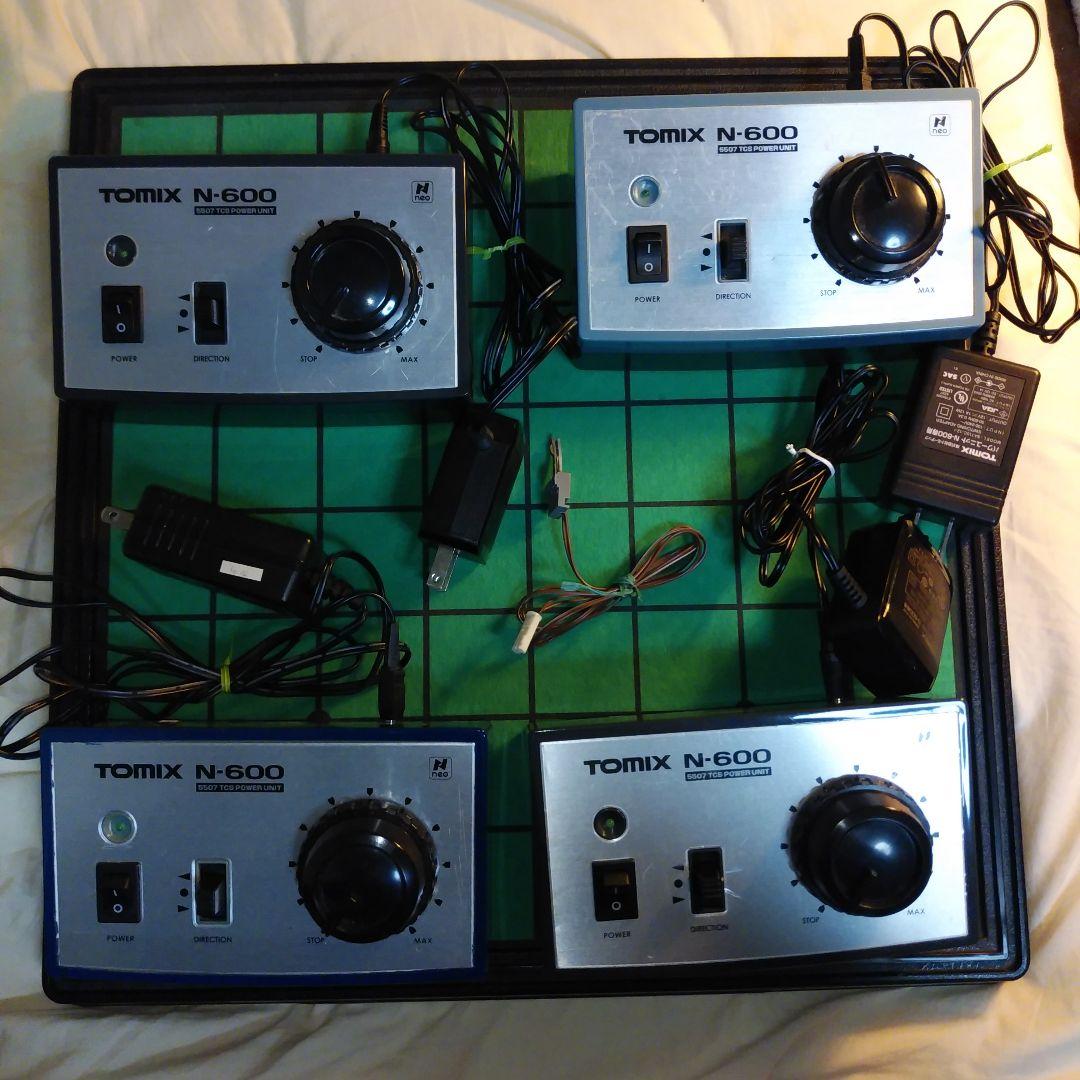 TOMIX　　5507　　Ｎ-600　　パワーユニット4台セット&フィーダー1本
