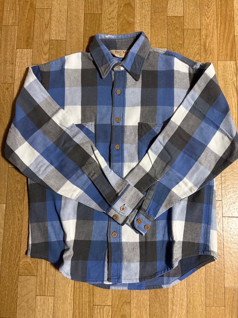BIG MAC ネルシャツ 古着 ブロックチェック　 USA製80s 90s