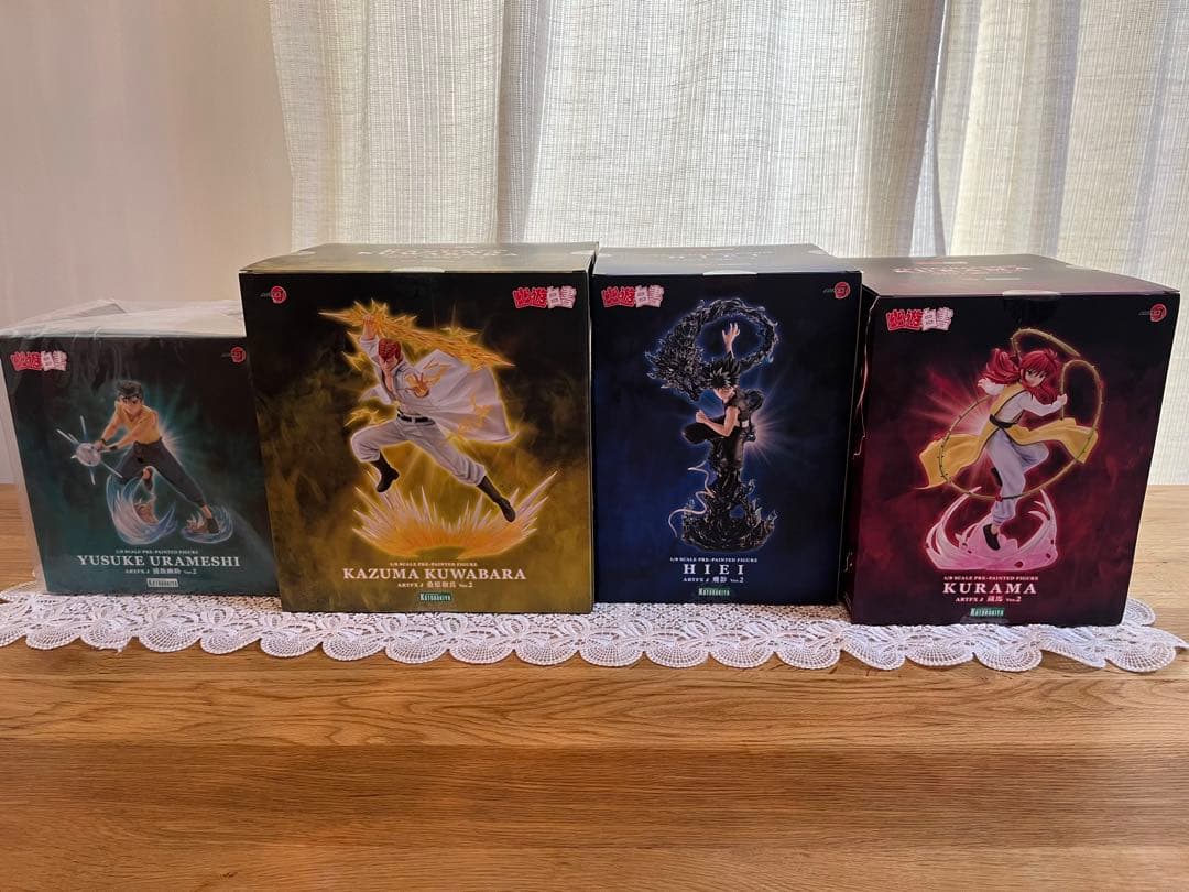 幽遊白書 浦飯幽助 桑原和真 飛影 蔵馬 コトブキヤ 壽屋 ARTFX J