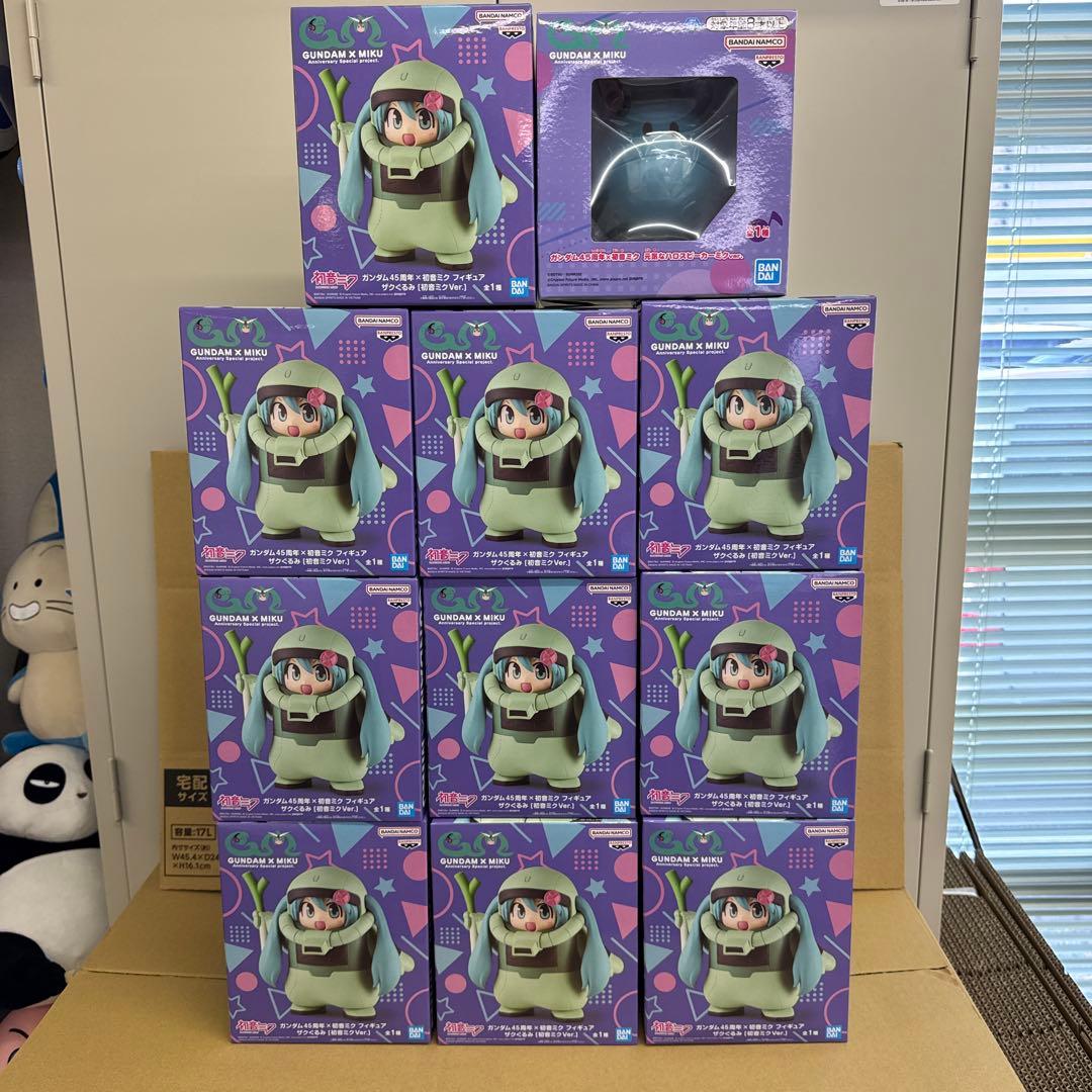 初音ミク ザクぐるみ フィギュア 10個+スピーカー