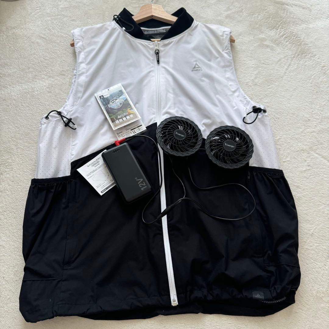 ゴルフ用　空調服ベスト　12V 20,000mAh