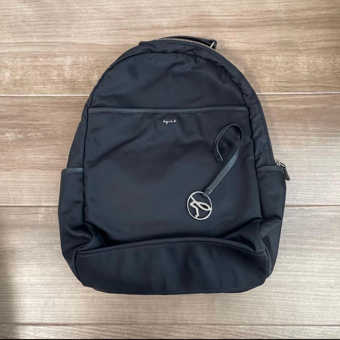 アニエスベー ナイロン バックパック リュック チャーム付き 楽天市場】キッズ ロゴ ミニリュックサック agnes b. ENFANT