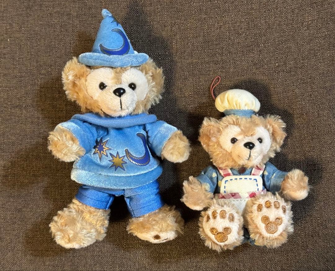 ダッフィー 10周年ぬいぐるみバッジ スウィートダッフィー ストラップ