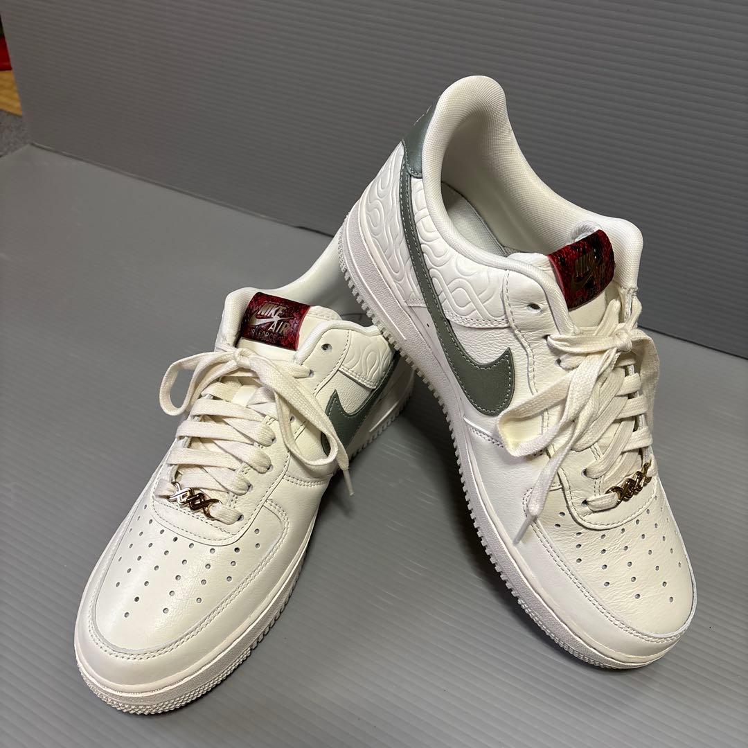 Nike Air Force 1 ホワイト/グリーン