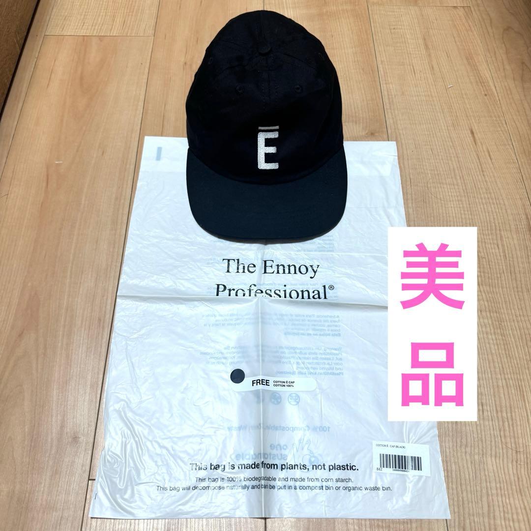 正規品 ENNOY COTTON CAP BLACK キャップ エンノイ 2025年 5/29 発売】ENNOY “PROFESSIONAL COTTON CAP & COTTON Ē CAP