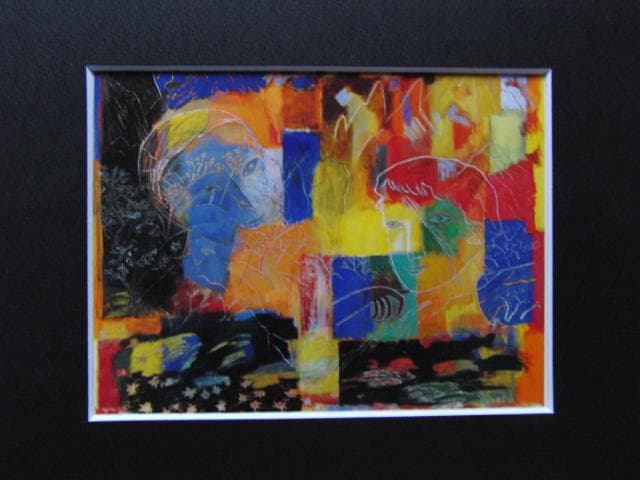 林敬二、【光る樹の中の二つの肖像】、希少な画集画、新品高級額 2026年最新】Yahoo!オークション -林敬二(絵画)の中古品・新品・未使用