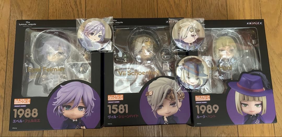 【未開封新品】ツイステねんどろいど ポムフィオーレ ヴィル ルーク エペル