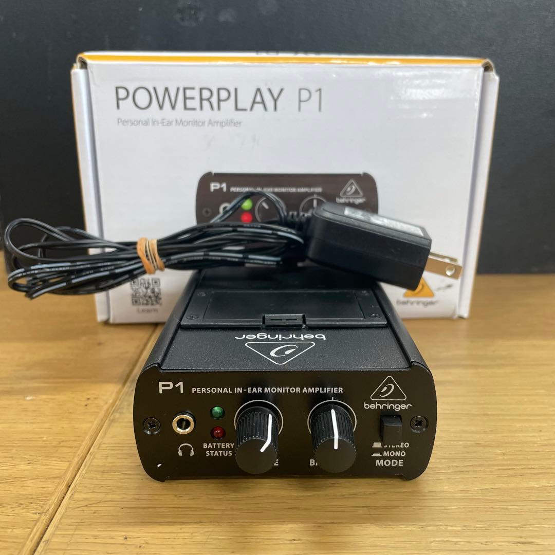 ②behringer ベリンガー Powerplay P1 モニターアンプ