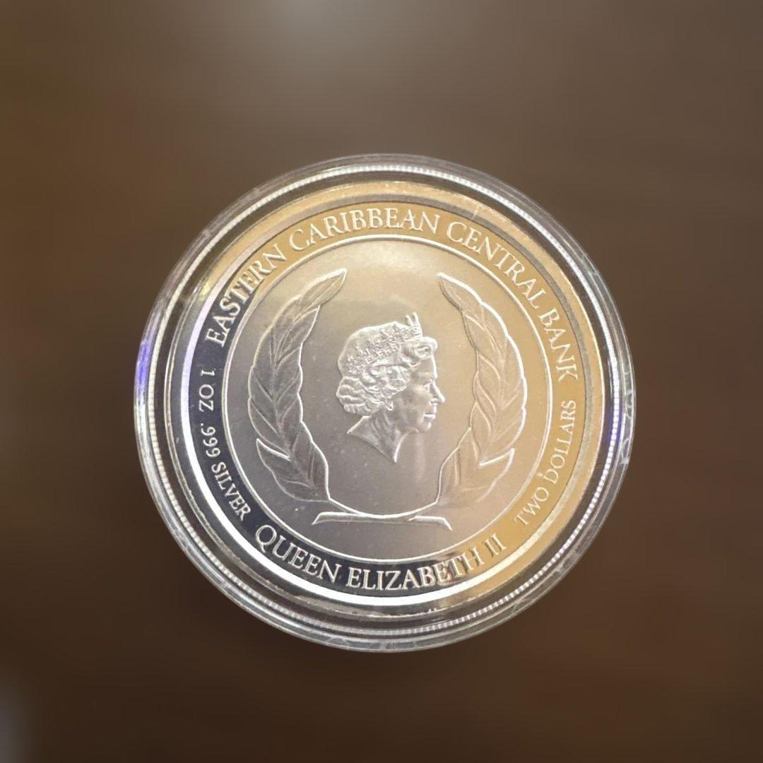 1オンス　銀貨　セントビンセント・グレナディーン 2018年 銀製記念硬貨