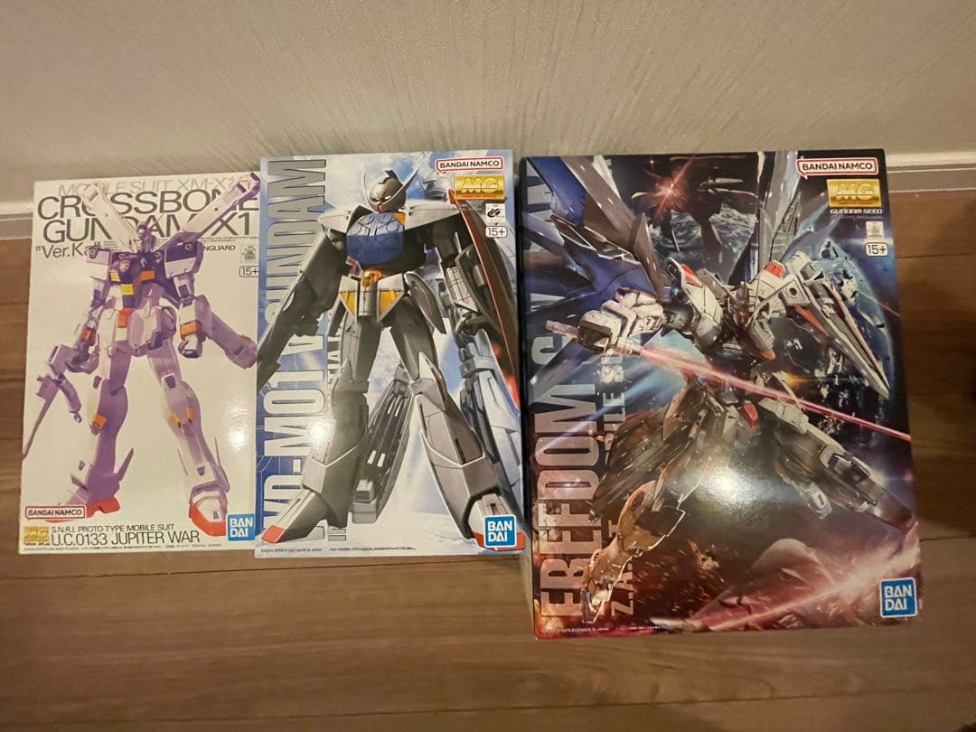 MG ガンプラ 3点セット クロスボーン　ターンエー　フリーダム MG ガンプラ 3点セット クロスボーン ターンエー フリーダム ブレード