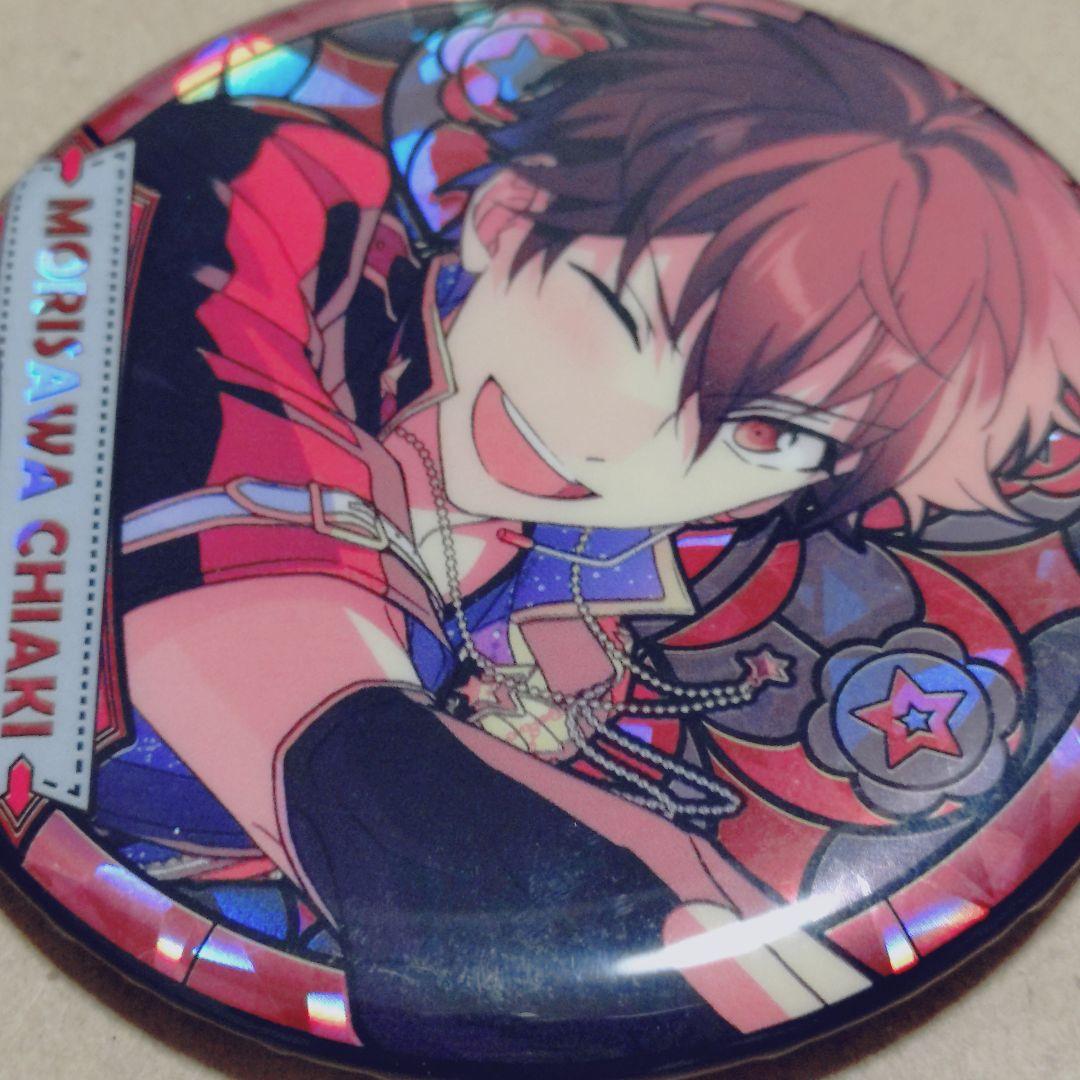 中国限定 花窓缶バッジ 花窓缶 ホログラム缶バッジ あんスタ 守沢 千秋