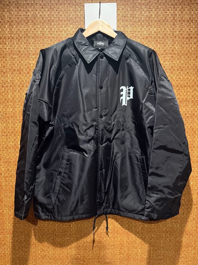 PHATRNK ブラック ナイロン ジャケット XL ファットランク