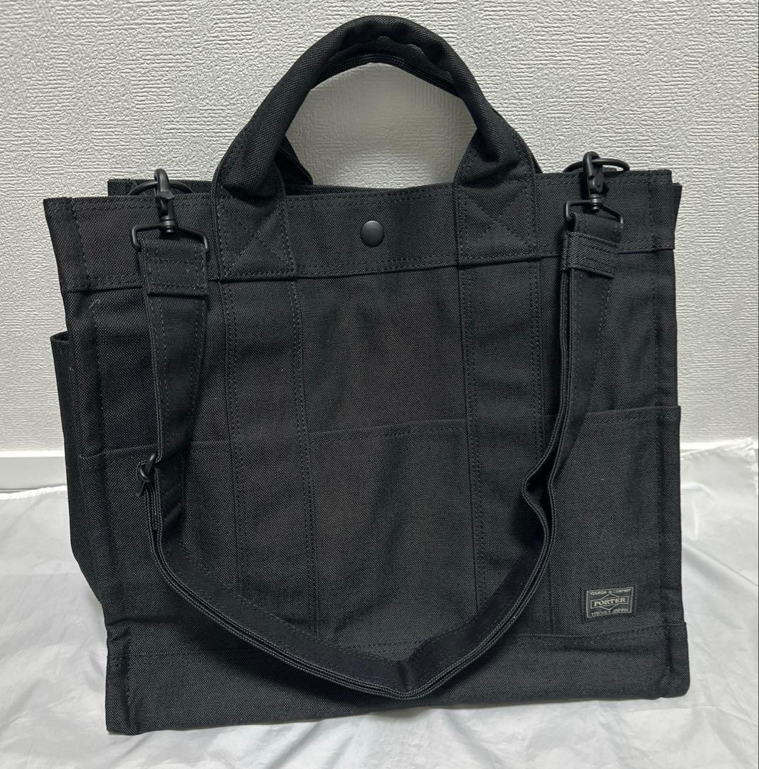ポーター トートバッグ スモーキー ブラック　L 吉田カバン