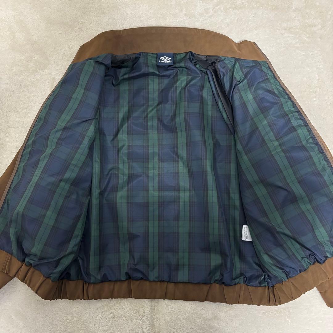UMBRO Brushed Stand Collar Blouson ブラウン - メルカリ