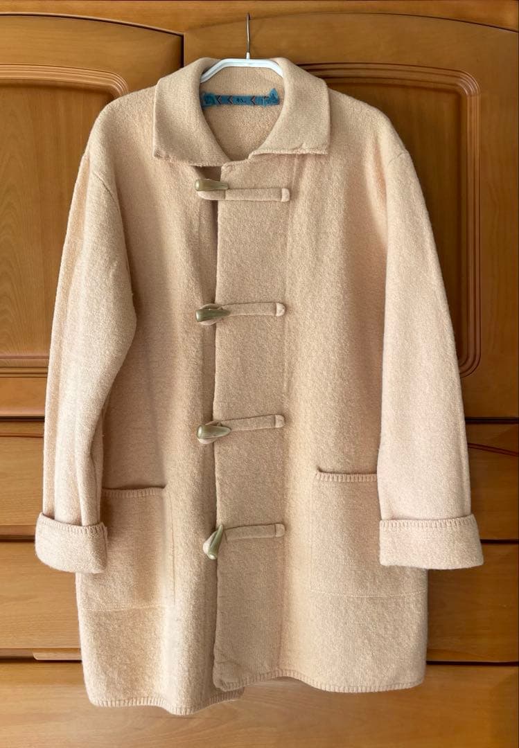 45R フロートアルパカ縮絨ハーフコート