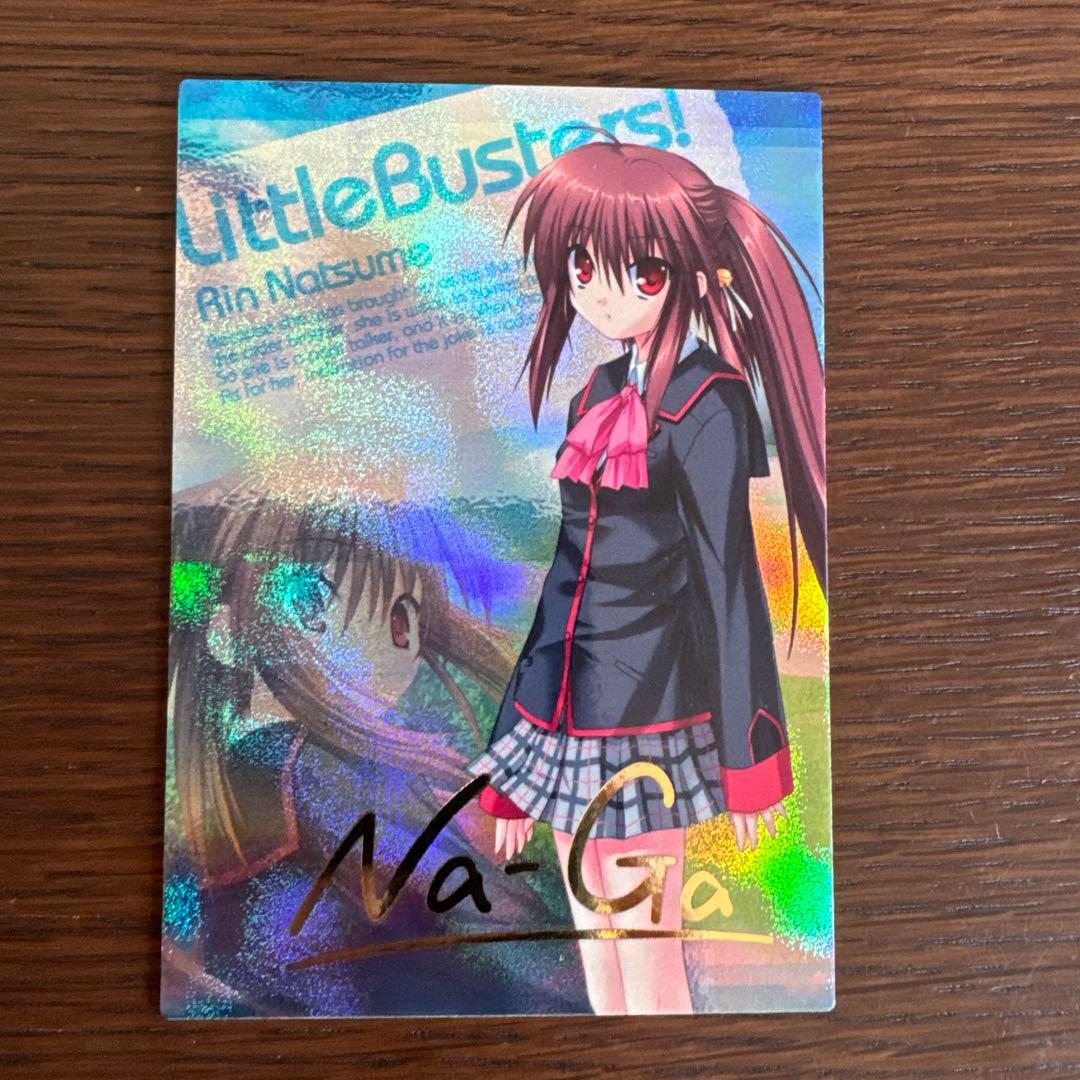 リトルバスターズ 鈴 小鞠 箔押し サイン - メルカリ