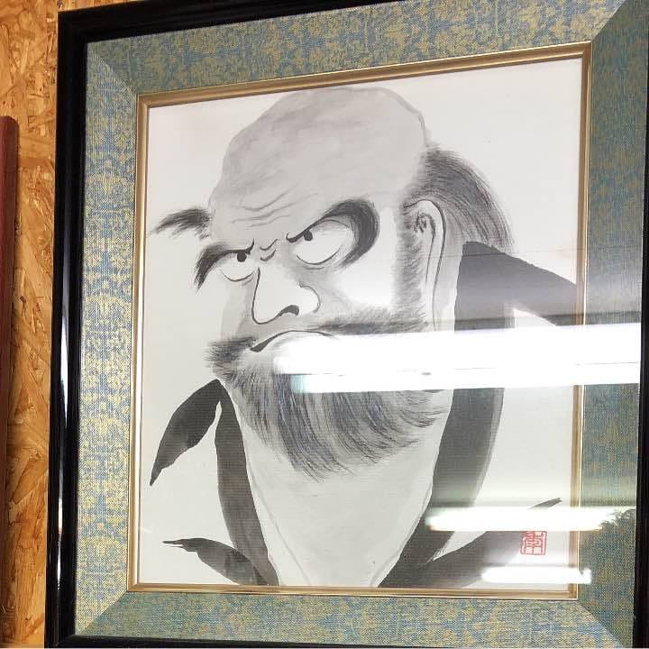 達磨様と観音様の額