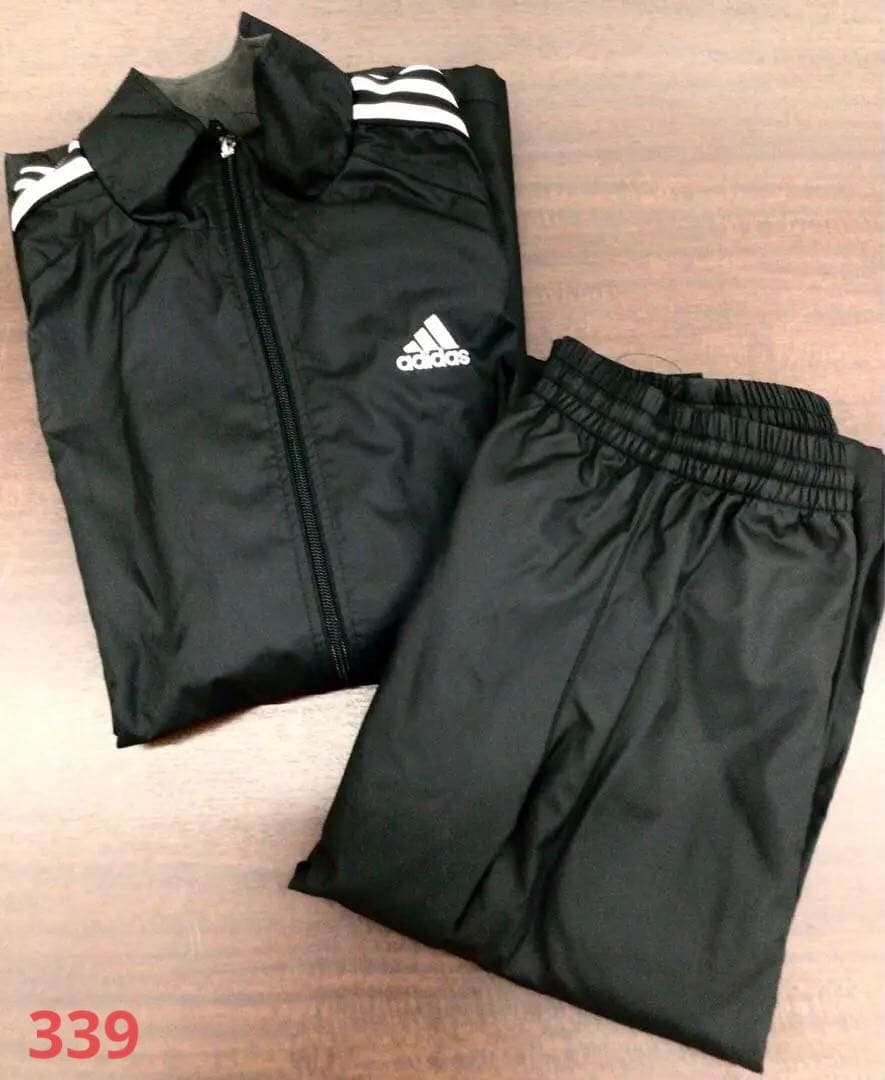 アディダス　adidas　ウインドブレーカー　Mサイズ　防寒着　長袖　ブラック