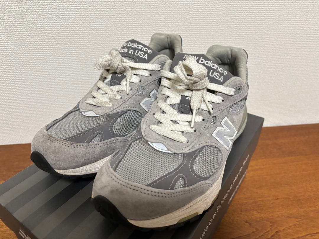 公式当選インソール未使用　New Balance 993 Gray 26.5cm