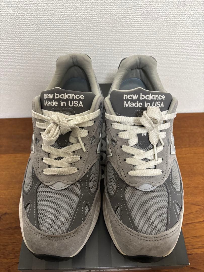 公式当選インソール未使用　New Balance 993 Gray 26.5cm