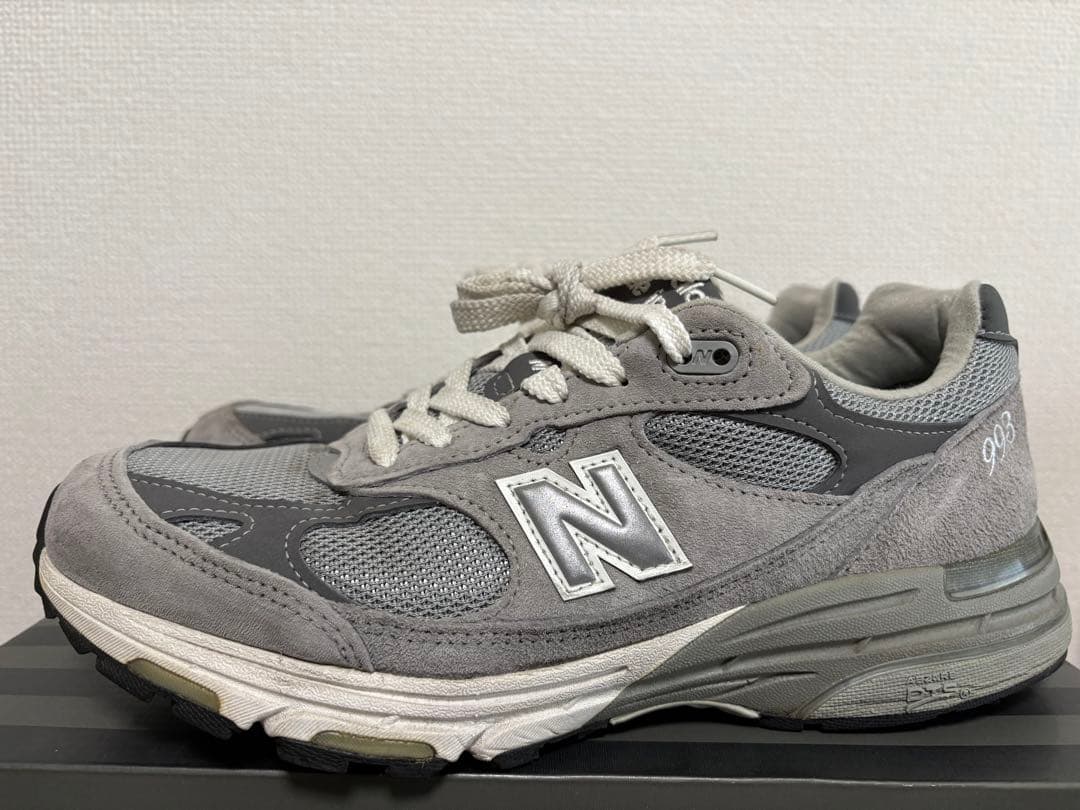 公式当選インソール未使用　New Balance 993 Gray 26.5cm