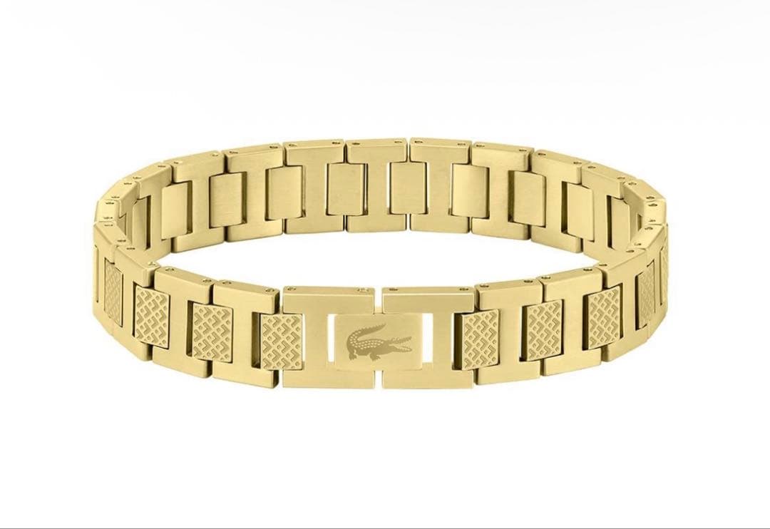 LACOSTE ブレスレット 金メッキ 最安値