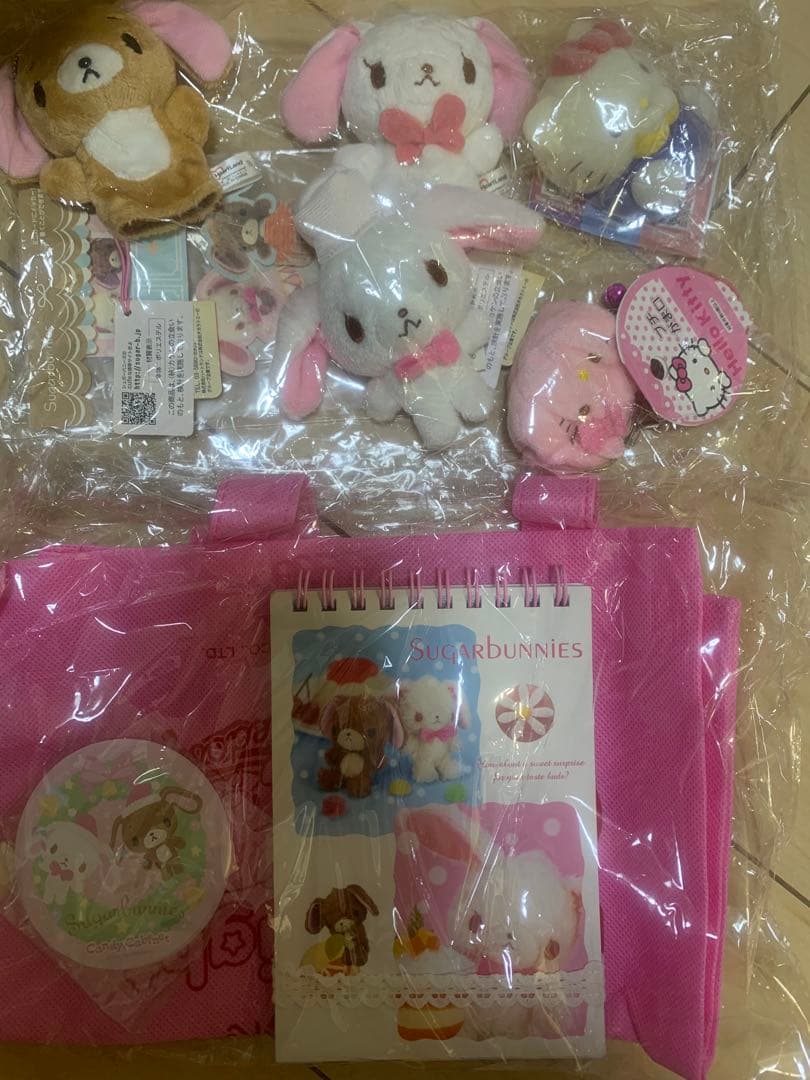 サンリオ　シュガーバニーズ　ぬいぐるみ　マスコットグッズ 📌サンリオ シュガーバニーズ ぬいぐるみチャーム 📌Sanrio