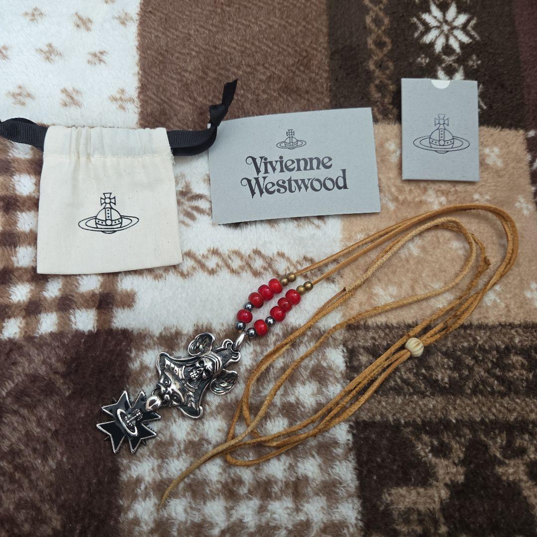 【希少】Vivienne Westwood ペンダントトップ　オーブ　スカル