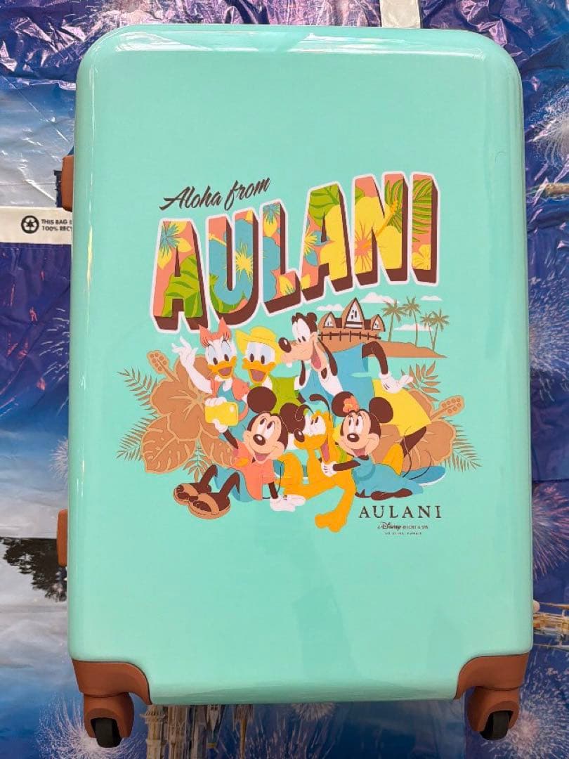 AULANI ミッキーマウス スーツケース　キャリーバッグ　ディズニー　ミキフレ