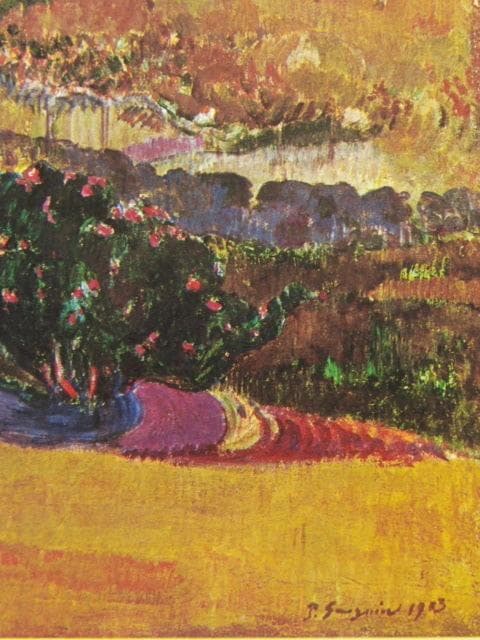 ゴーギャン、【女たちと白い馬】、希少な画集画、新品高級額 額装付