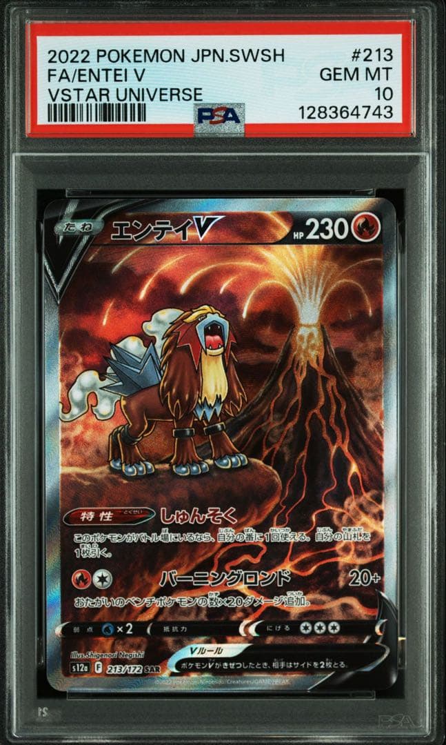 【PSA10】エンテイV SAR S12a VSTARユニバース 213/172