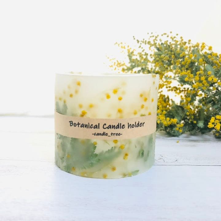 キャンドルホルダー ミモザ