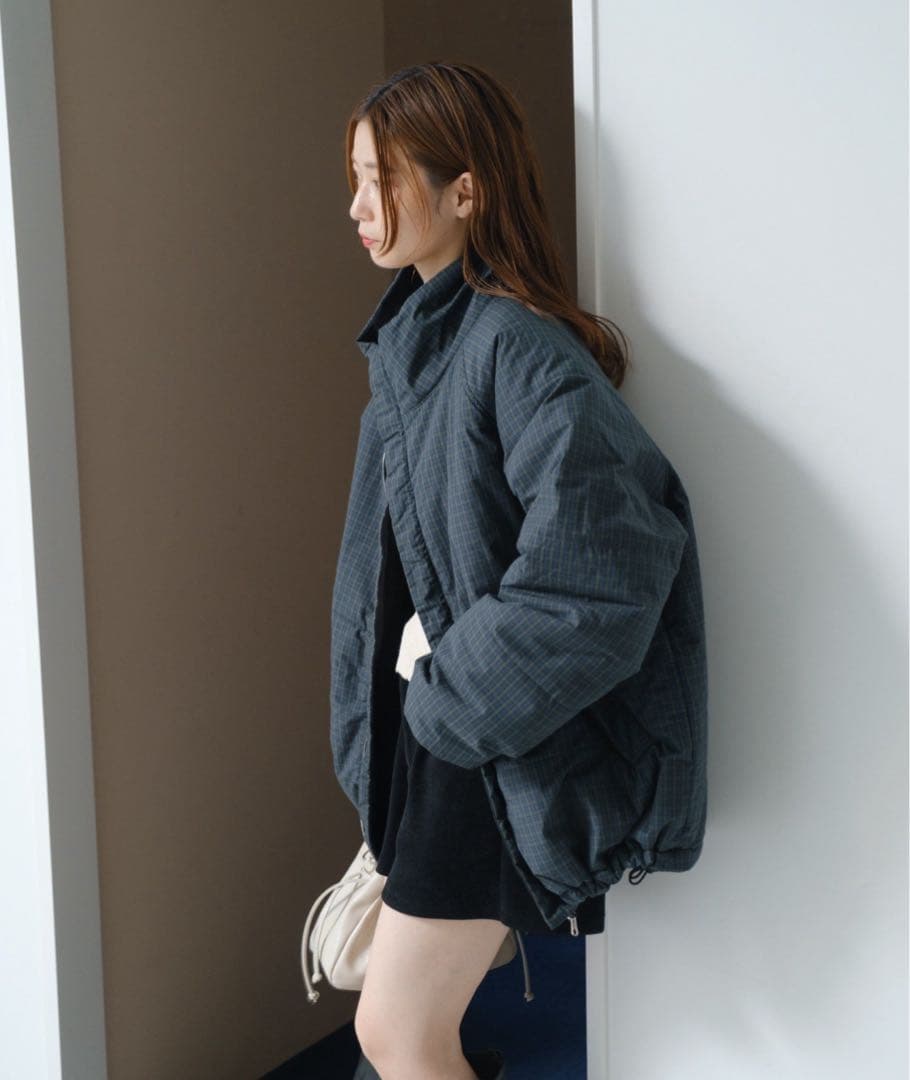 Kastane チェック中綿リバーシブルアウター - メルカリ