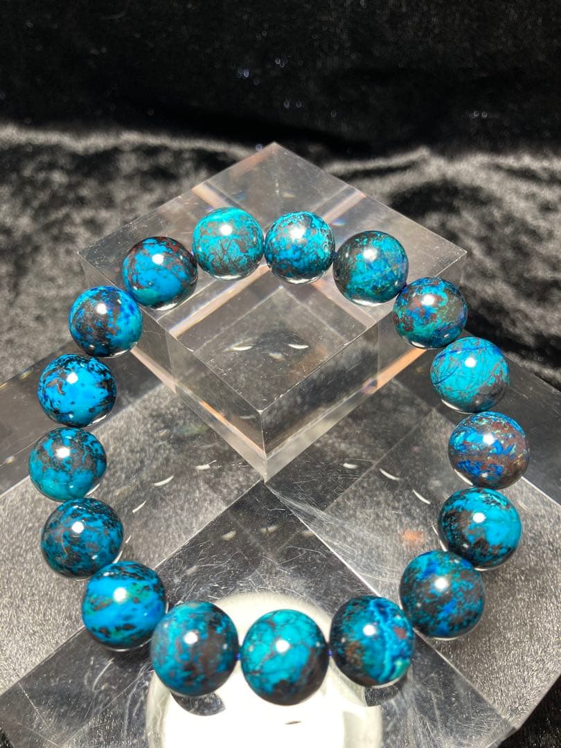 アイアンクリソコラ ブレスレット 10.5mm 天然石 パワーストーン