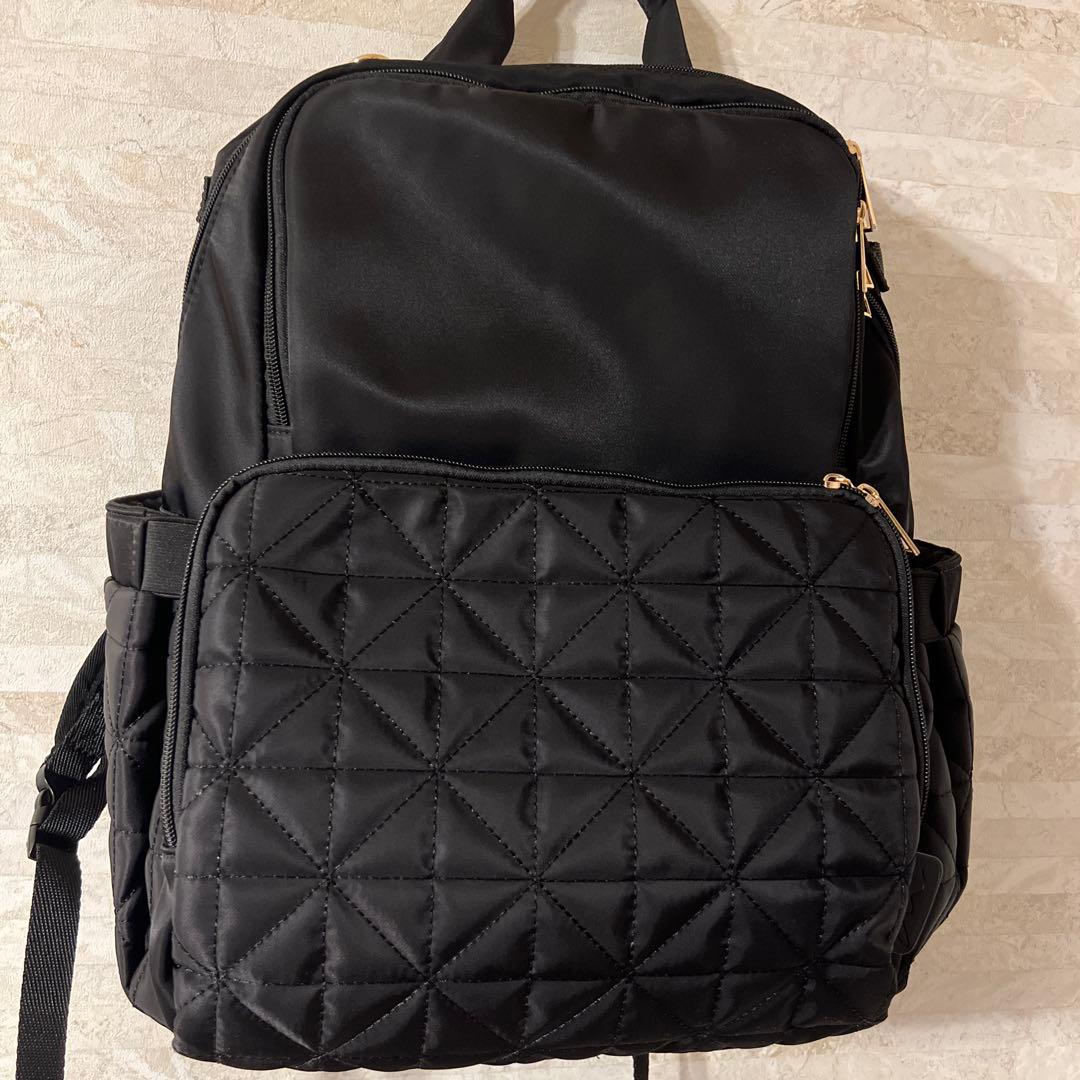 しまむら MUMU & Co. 多機能リュック ブラック マザーズリュック