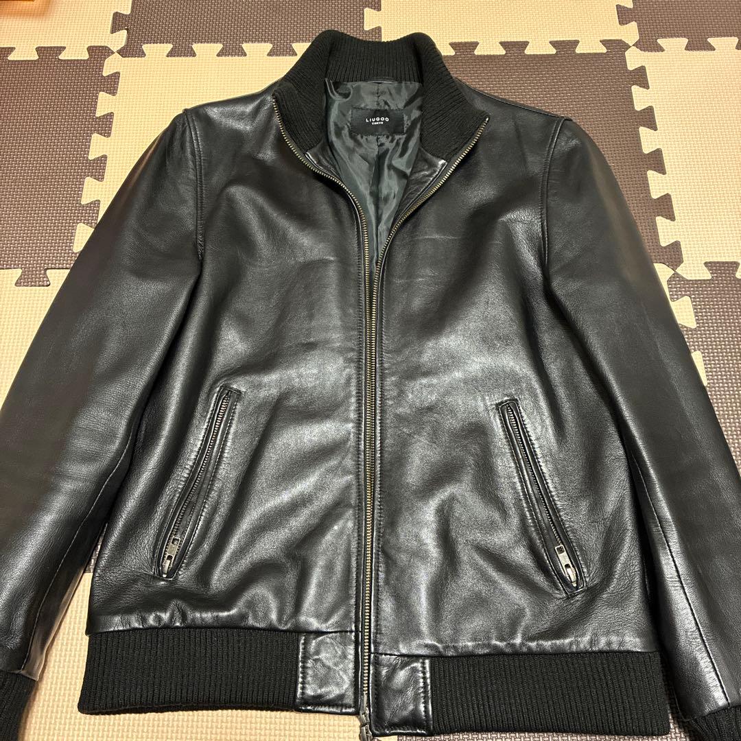 Liugoo Leathers 本革 レザー トラックジャケット M