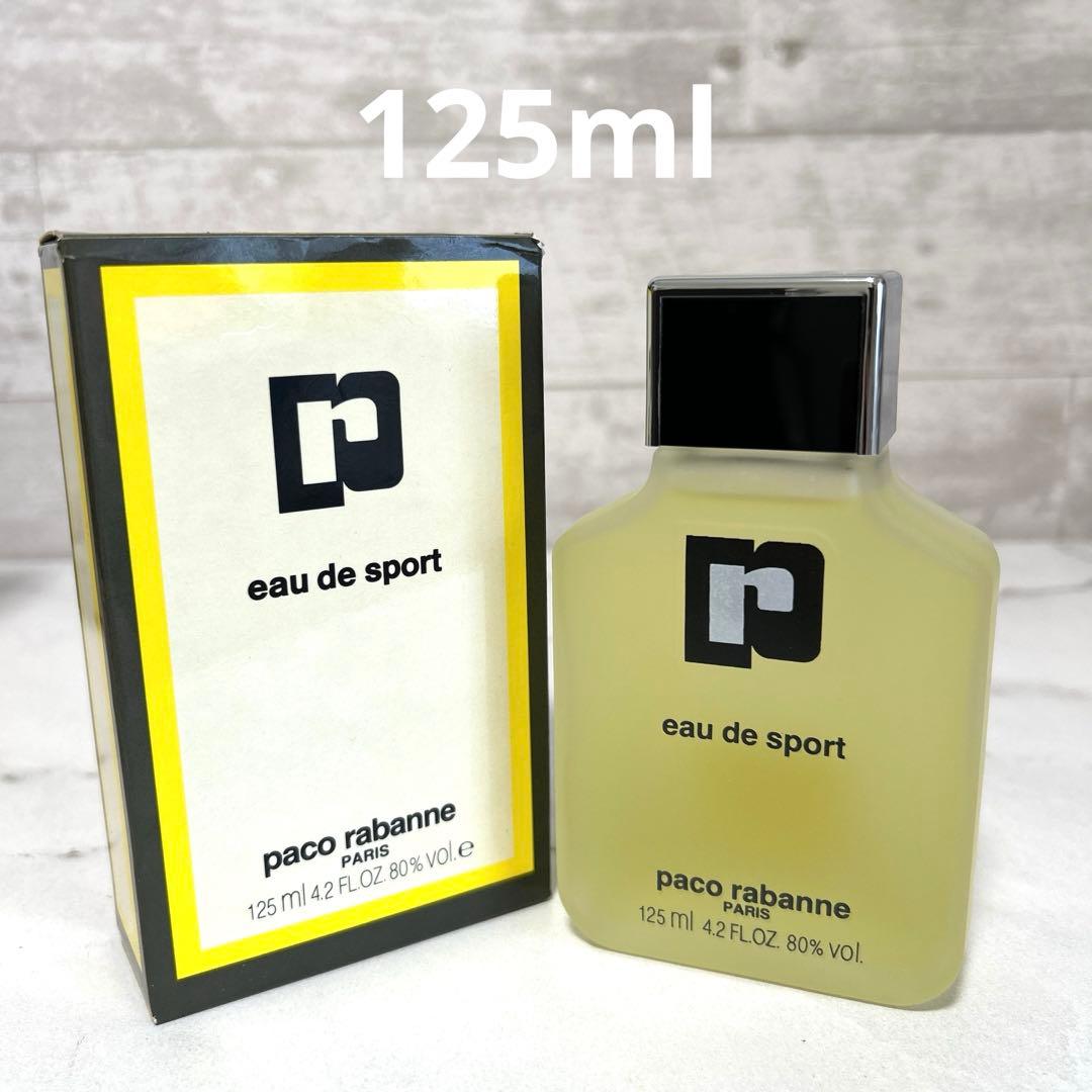 未使用　パコラバンヌ オードスポーツ　125ml オードトワレ　香水 kousuiandco_pac001-100