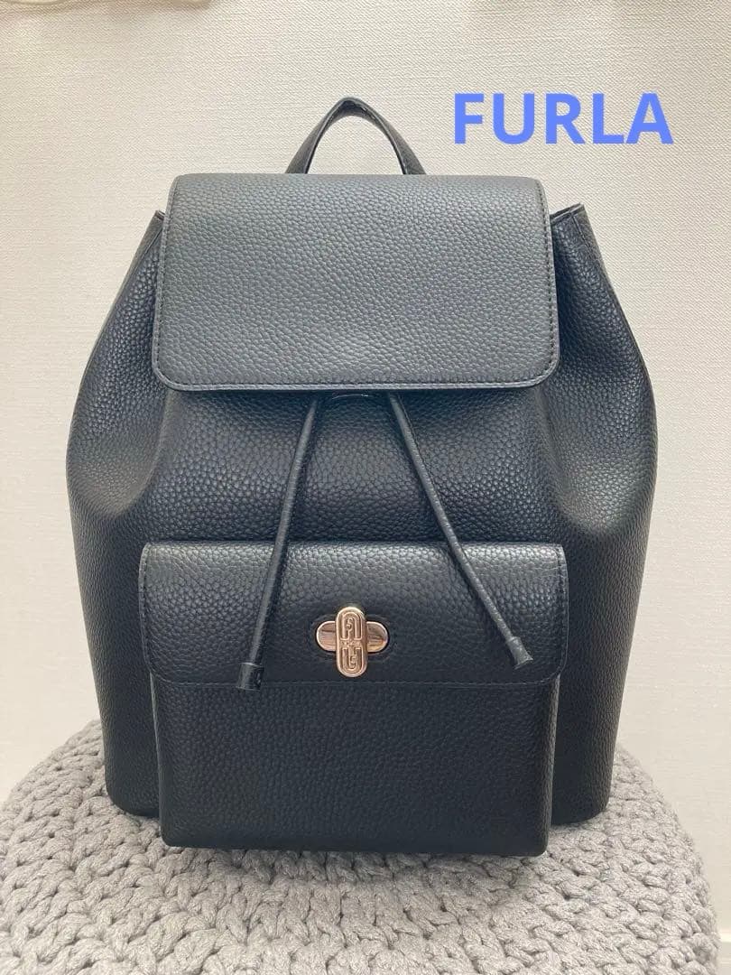 値下げ　FURLA レザー リュック FURLA（フルラ） 【アウトレット】フルラ リュックサック FLOW S